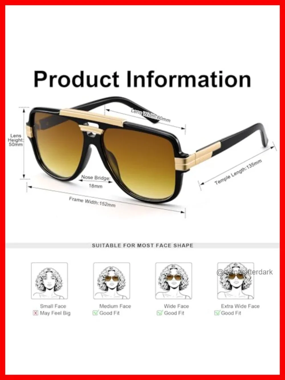Retro Oversized Aviator Sunglasses Square Designer Vintage Shades